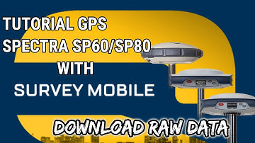 Tutorial GPS Spectra SP60 - SP80 Download RAW Data (Survey Mobile)