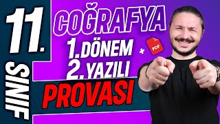 11.Sınıf Coğrafya 1.Dönem 2.Yazılı Kla Sınav