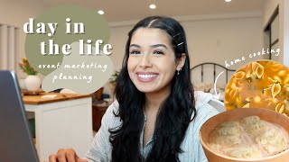 WFH VLOG: event marketing planning, life update Q&A, and home cooking