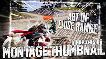 Make This Amazing Pubg Mobile Montage Thumbnail | Pubg montage thumbnail like reaper exodia