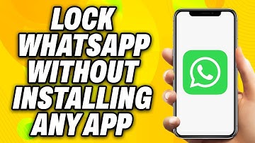 How To Lock WhatsApp without Installing Any App (2025) - Quick Fix