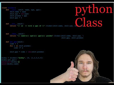 python class with special methods - YouTube