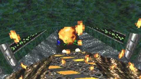 Descent II Vertigo, Level 14, insane difficulty, cold start, no death, full rescue, 170HP at exit