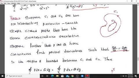 Calicut University - Sem 3 - Complimentary Mathematics - Greens Theorem - Part 4