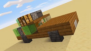 How to make a working car in minecraft java