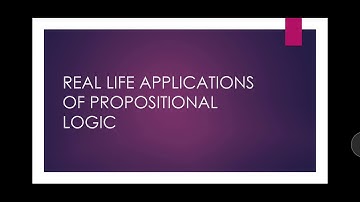 APPLICATIONS OF PROPOSITIONAL LOGIC