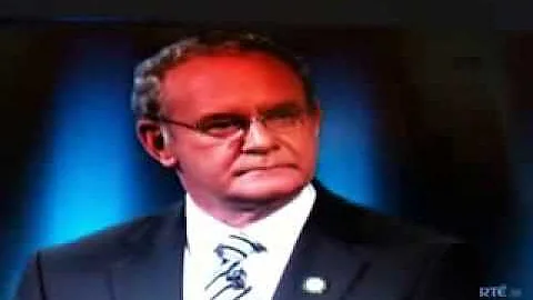 Girl tells Martin McGuinness he's not from Ireland