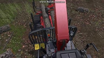 FS2015 - Forestry with Joysticks - Loading up the Stepa with logs.