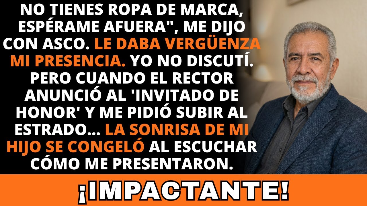 Crucé El Desierto Tres Veces Para Que Mi Hijo Fuera Licenciado… Ayer Dijo Que Yo No Encajaba Ahí.