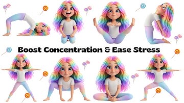 Yoga for Kids | Improve Focus & Reduce Stress after school | yoga for children