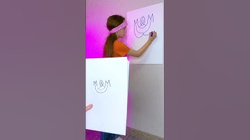 Mom, Learn This Flower Drawing Hack! 🌸