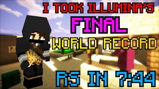 I Took Illuminas FINAL World Record | Random Seed Glitched in 7:44.150 [Former World Record]