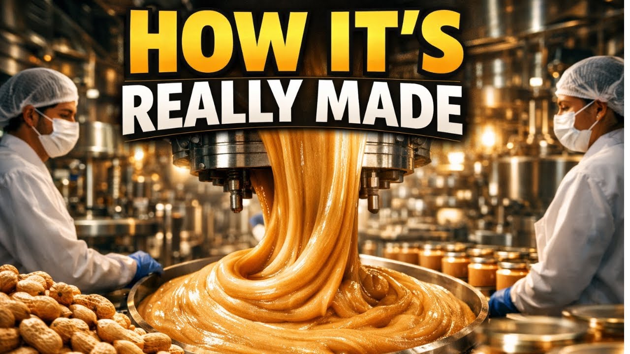 How Peanut Butter Is Actually Made in a Factory