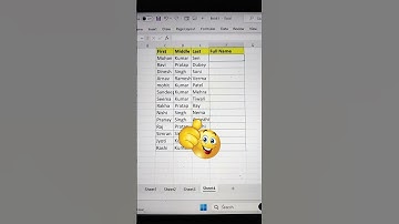 Combine First And Last Names In Excel 💯 | Excel Tutorials In Excel 🔥 #shorts #exceltips #bytetech