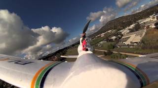 Bixler 2 upgrade first flight with gopro and glide