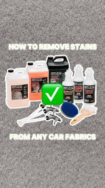 How to Use P&S 3-Step System and Remove ANY Stains   Clean Carpets, Seats, or Fabrics in Your Car!
