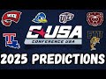 2025-26 CFB Predictions: Conference USA | Bearkats on TOP?!