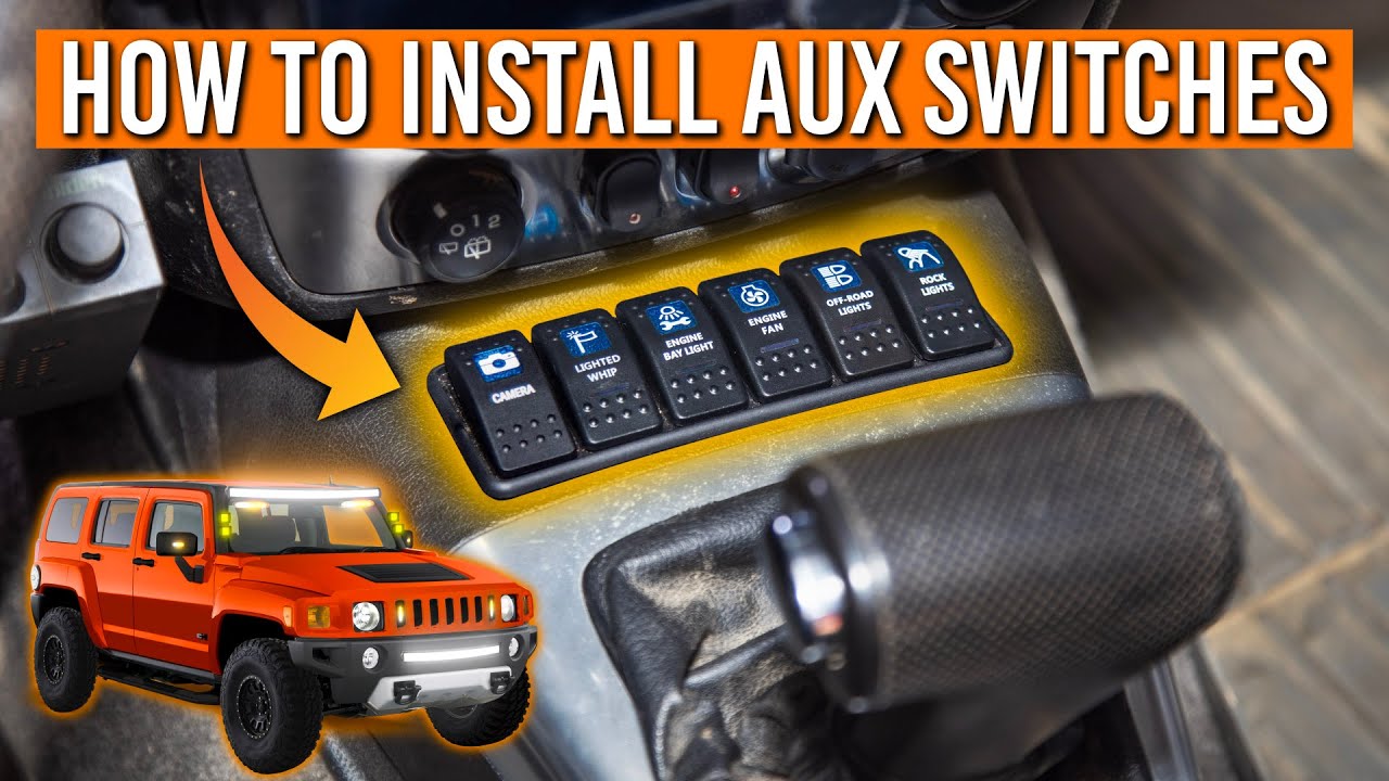 How To Install an Auxiliary Switch System SPOD 4X4 Source LT 6 Rocker