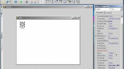 Подключение Ttable