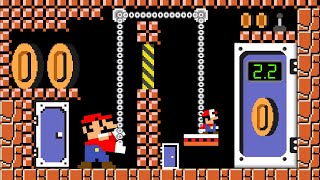 Mario and Tiny Mario Giant Coin Doors Maze 2