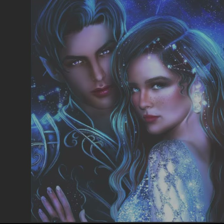 A COURT OF THORNS AND ROSES : COLOURING BOOK : FEYRE AND RHYSAND 