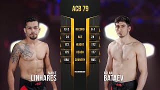 :     vs.   | Maike Linhares Galvao Amorim vs. Adlan Bataev | ACB