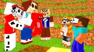 MONSTER SCHOOL: SCARY TEST OF PUPPY PATROL IN MINCRAFT
