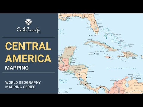 मध्य अमेरिका || विश्व भूगोल मानचित्रण