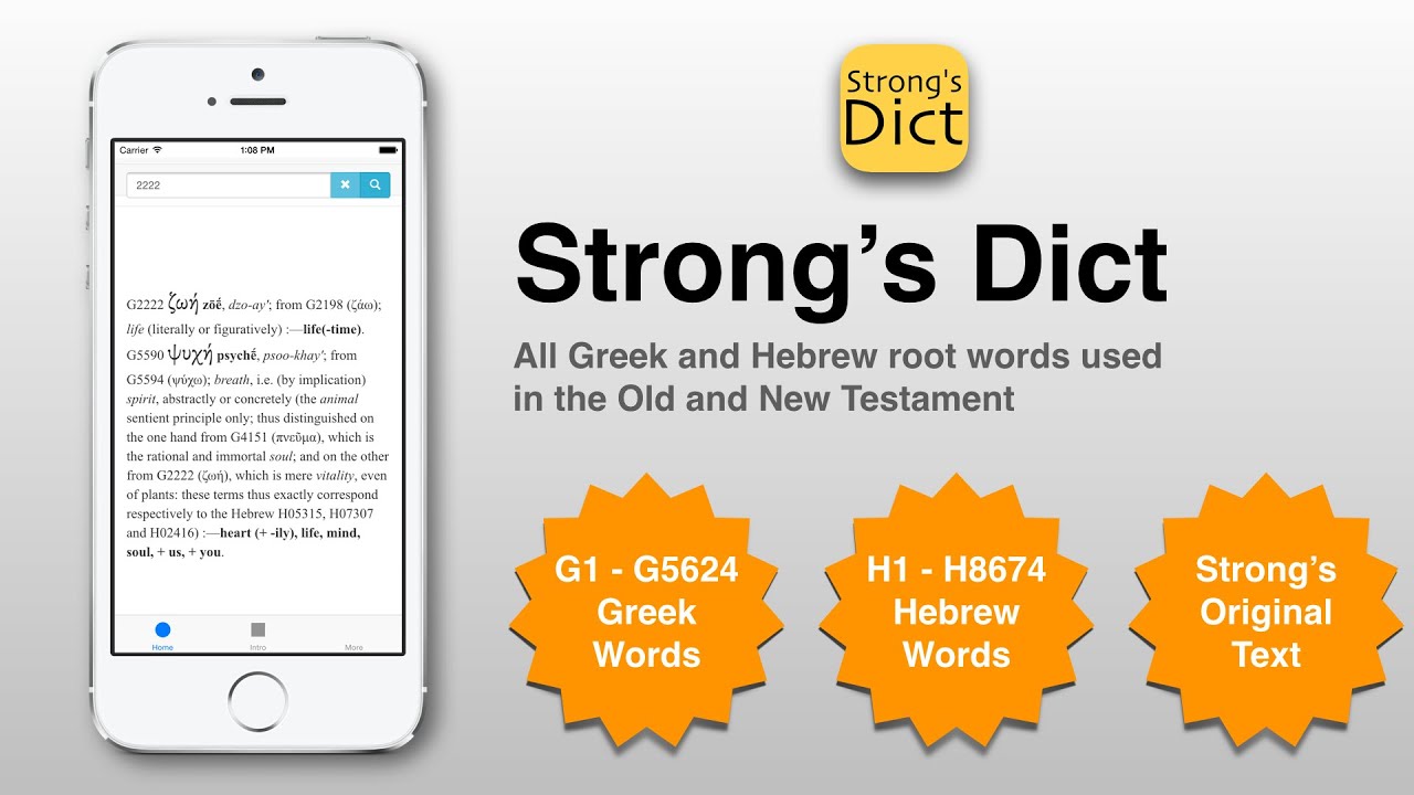 Strong s greek and hebrew dictionary app greek and hebrew full version