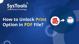 Unlock Print Option in PDF File WITHOUT Password in  2-Steps | Enable Printing in PDF File