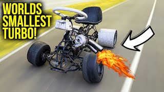 Installing a TURBO on our BUDGET 50cc Drift Kart!
