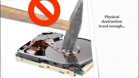 WHY DEGAUSS with a degausser from Data Security Inc.