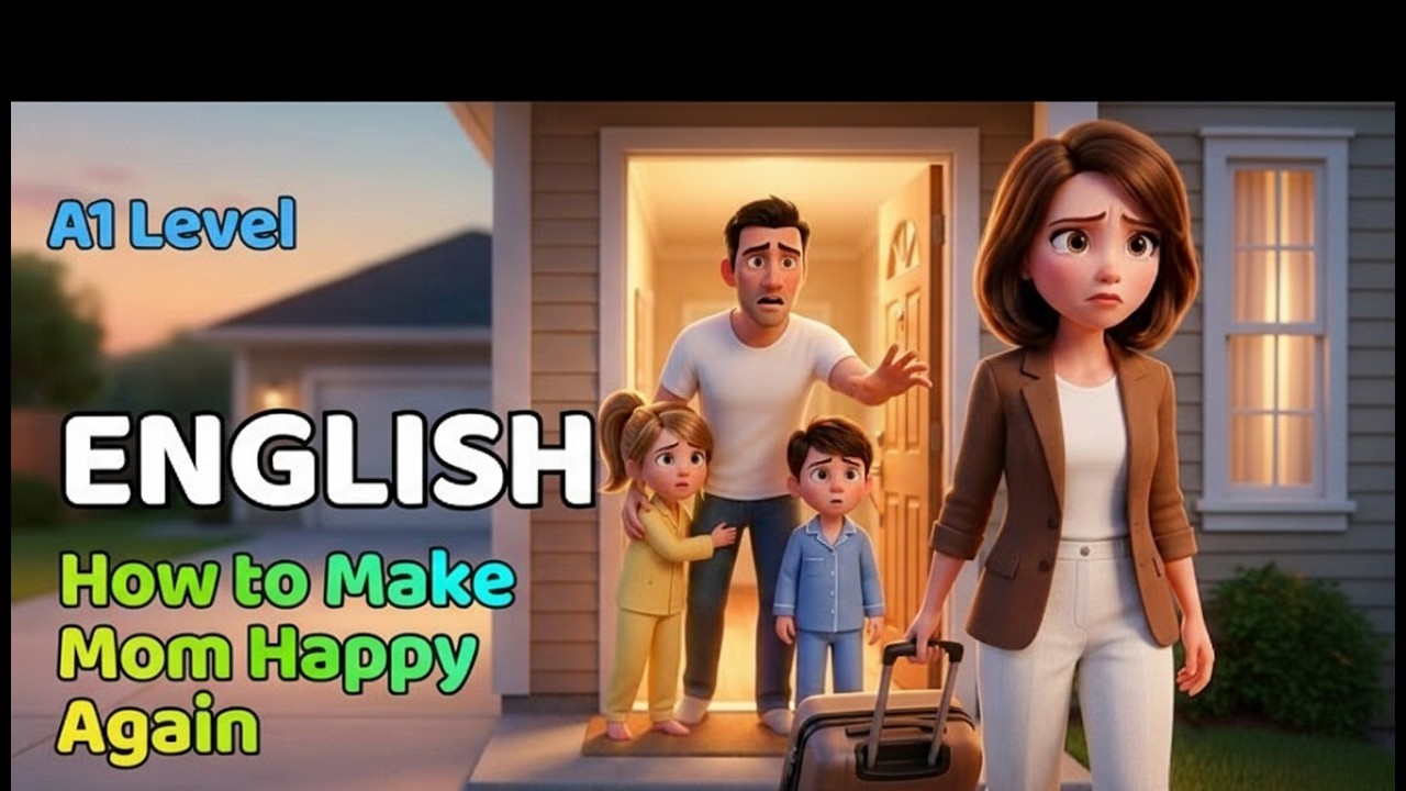 How to Make Your Mom Smile Again | Easy English Listening Practice (A1)