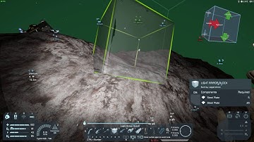 Space Engineers Asteroid Green Box