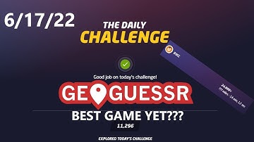 Daily Challenge 6/17/22 - GeoGuessr