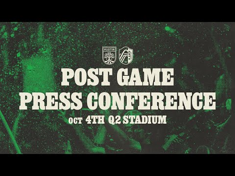 Austin FC Post-Match Press Conference: October 4, 2025