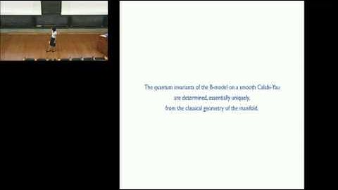 Mina Aganagic - Knots, Mirror Symmetry and the D-model