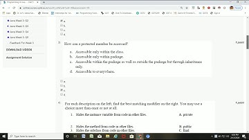 Programming in Java week 3 assignment and programming solutions