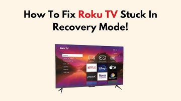 How To Fix Roku TV Stuck In Recovery Mode!