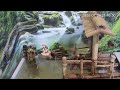 ❇️#Water‑Sounds #live | Bamboo water wheel sounds relax & chill的副本