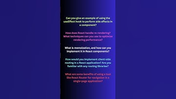 Common Questions for a Junior React Developer Interview: #shorts #junior #react