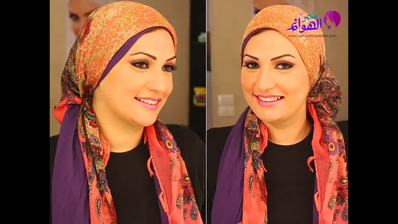 لفة حجاب مع نانيس سليم