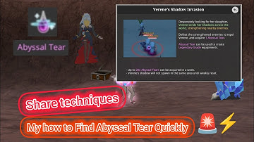 Share techniques : My how to Find Abyssal Tear Quickly | Epic Conquest 2
