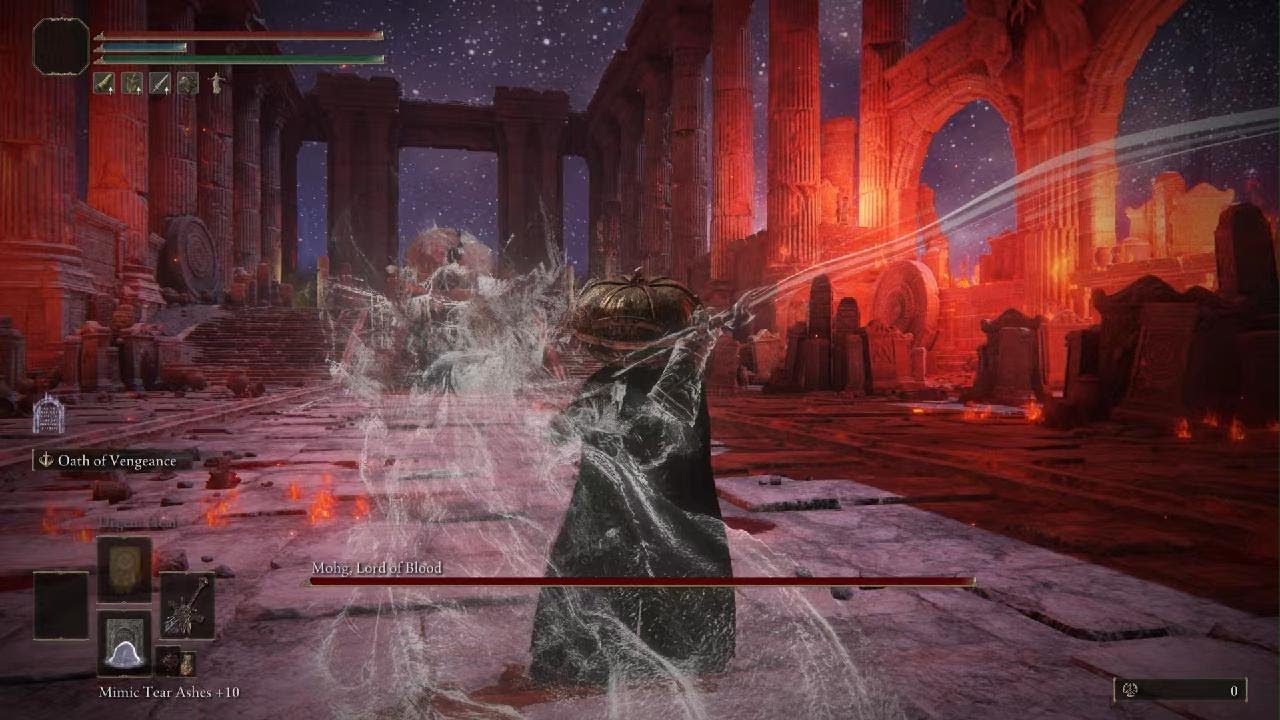 ELDEN RING Mohg, Lord of Blood Mohg's Shackle/Purifying Crystal