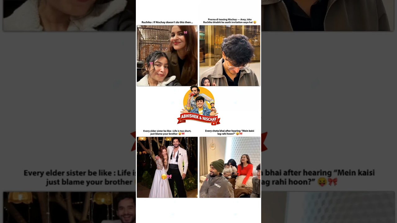 “Badi Behen Ho To Aisi 😂 | Nischay Family Funny Moments | Triggered Insaan Meme” 