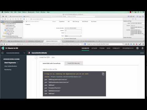 Tutorial Create a Hello World iOS 8 App with Bluemix - YouTube