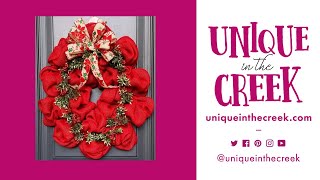 UITC™ How to Make a Christmas Wreath | Easy DIY Holiday Wreath | Oval Wreath Board | LIVE replay