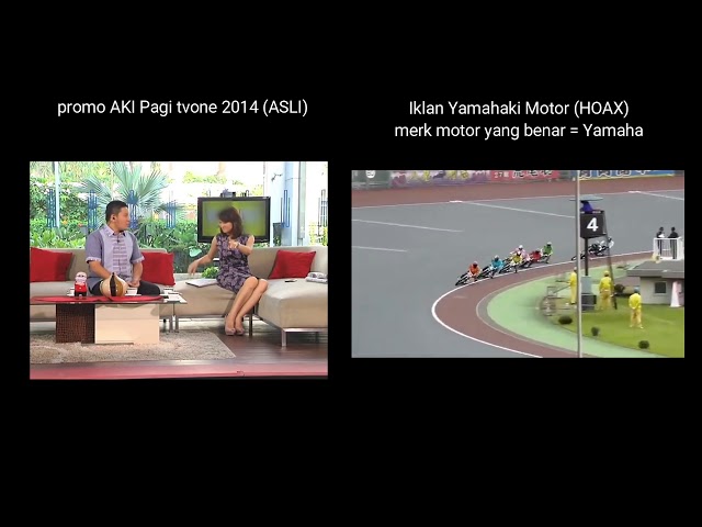 Perbedaan Promo akipagitvone 2014 (ASLI) dengan Iklan Sepeda motor Yamahaki (Palsu) class=
