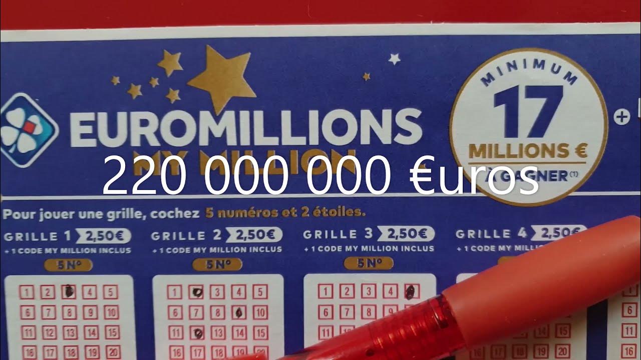 EuroMillion® 220 millions €uros encaissé par un gros GAGNANT ce