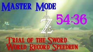 MASTER MODE - Trial of the Sword World Record Speedrun in 54:36